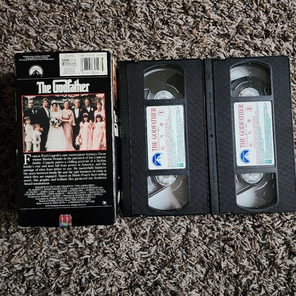 The Godfather 1972 1 & 2 VHS - Picture 2 of 2